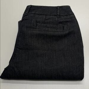 J. JILL Womens 4P Lightweight Black Denim Pants